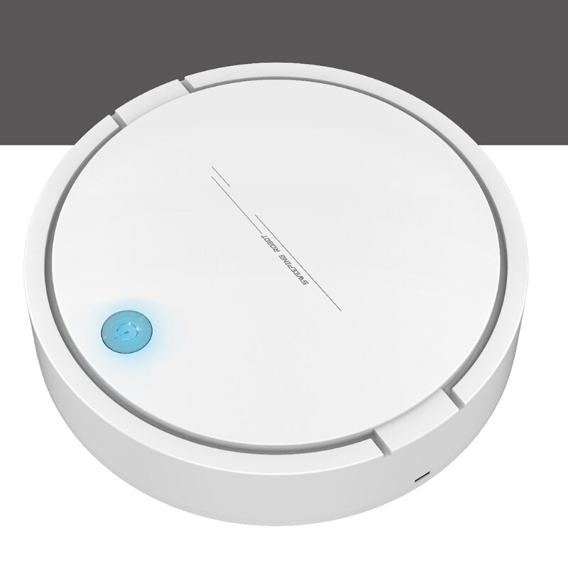 Smart Robot Vacuum Cleaner 2-in-1 Mopping Sweeper Strong Suction Automatic Cleaning Rechargeable Anti-Crash Sweeping Robot for C