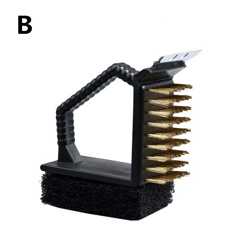 Cepillo y rascador para parrilla, el mejor limpiador del BBQ, herramientas perfectas para todo tipo de parrilla, incluido Weber, accesorios para barbacoa ideales: B