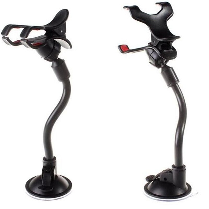 1pc Universal Black Car Windshield Mount Bracket GPS Navigation Support for Smartphone Non-slip Firm Suction Cup Car Accessories