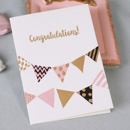 1 stk valentinsdag beskedkort kreativitet mini fødselsdagskort 20 stilarter kan vælge pap lykønskningskort kraft konvolut: Stil 4