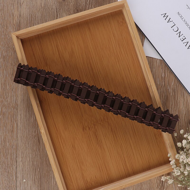 100*5cm DIY Mini Small Fence Barrier Wooden Craft Miniature Fairy Garden Terrarium Doll Branch Palings Showcase Decoration: 4