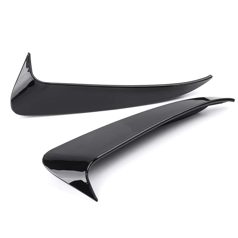 Rear Bumper Spoiler Air Vent Trim Cover Car Body Stickers Covers For For Benz C Class W205 C43 C63 Amg Black Car Acces