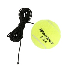 Elastic Rubber Band Tennis Training Ball for Training Beginner Tennis Trainer 1Pcs