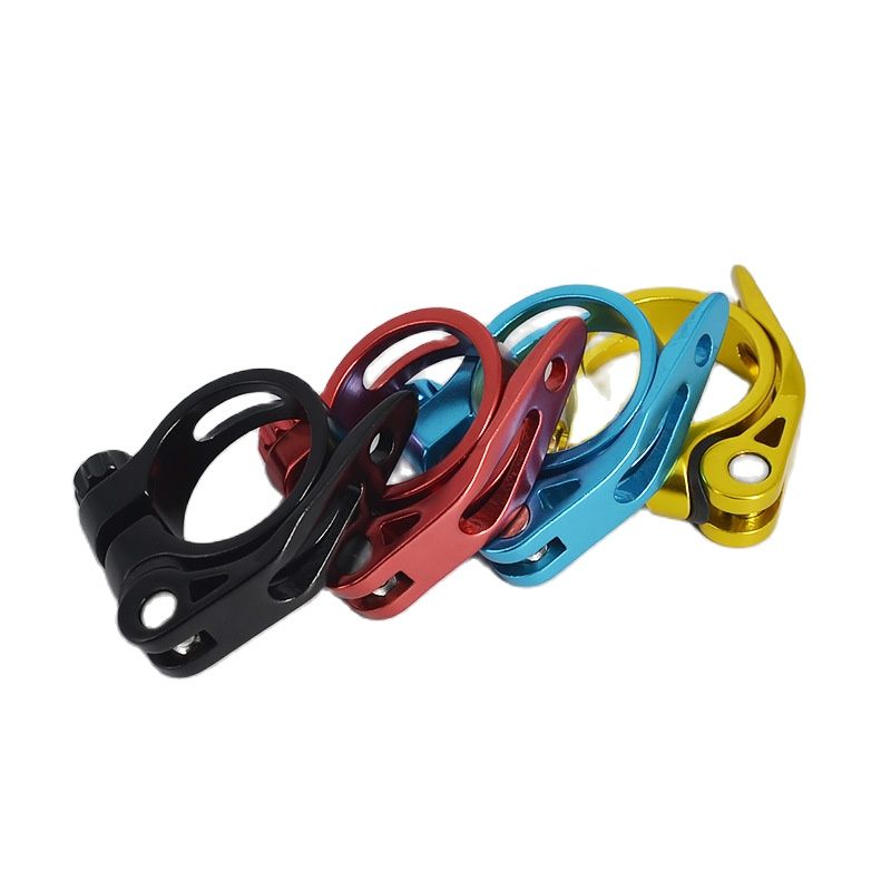 31.8/34.9Mm Aluminium Legering Fiets Zadelpen Klemmen Quick Release Multicolor Racefiets Zadelklem