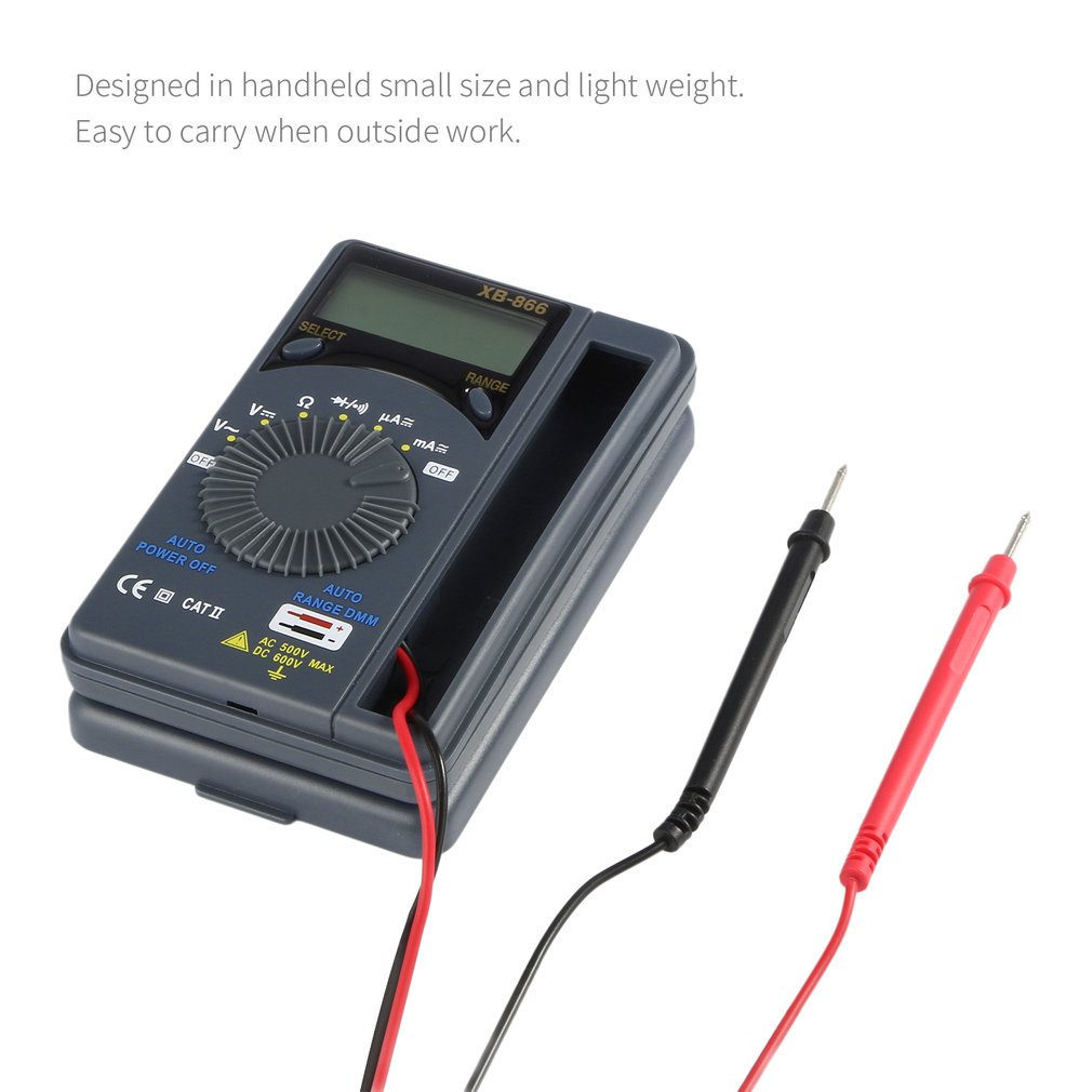 Newest LCD Mini Auto Range AC/DC Pocket Digital Multimeter Multitester Voltmeter Tester Tool