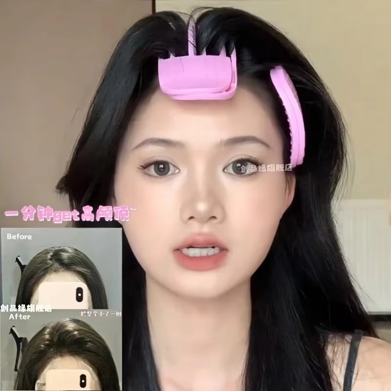 Peine con Clips de raíces de pelo esponjoso, peines de plástico para esculpir el viento, rizo de volumen Natural, 3 dientes, 6 dientes, artefactos superiores de calavera alta, peine de viento