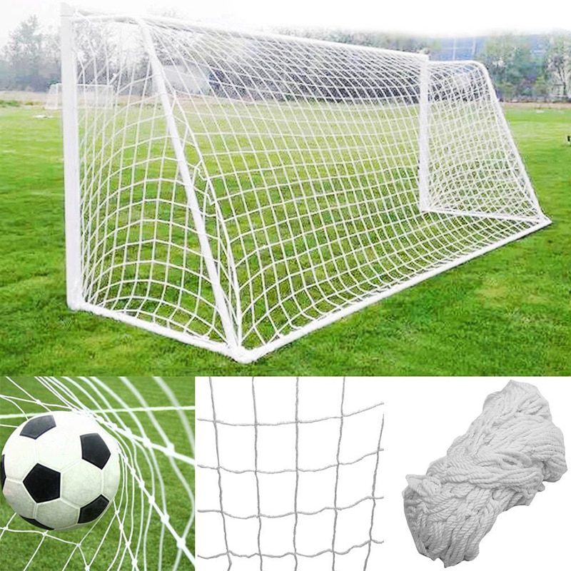 Soccer Ball Goal Net 3.6x1.8M Football Nets Polypropylene Mesh for Gates Training Post Nets Full Size Nets only
