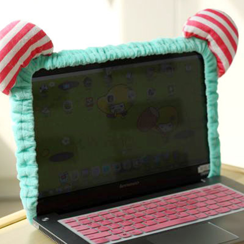 Cute Dust-proof Computer Surrounding Notebook Monitor Decor Protective Cover