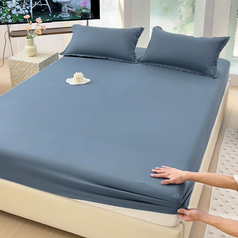 Spannbettlaken mit Gummibändern, luxuriöser Matratzenbezug für Einzelbett, Doppelbett, König-Größe-Bett, Königin-Größe-Bett, 100/120/150/180 (kein Kissenbezug).