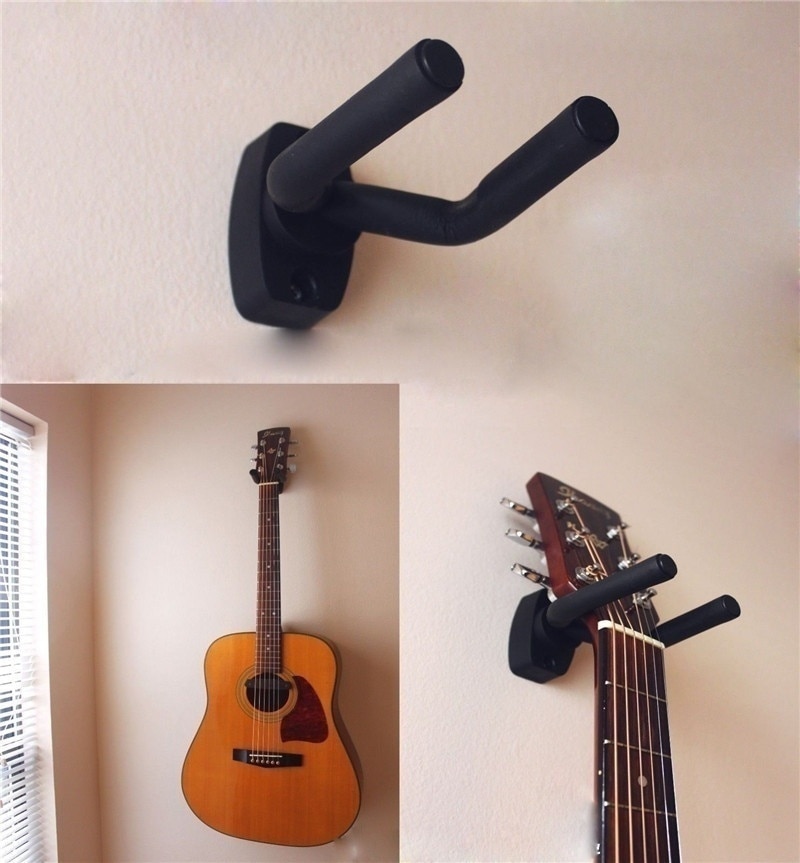 1 pc guitarra instrumentos guitarras ganchos pared gancho soporte pantalla Guitare Accesorios