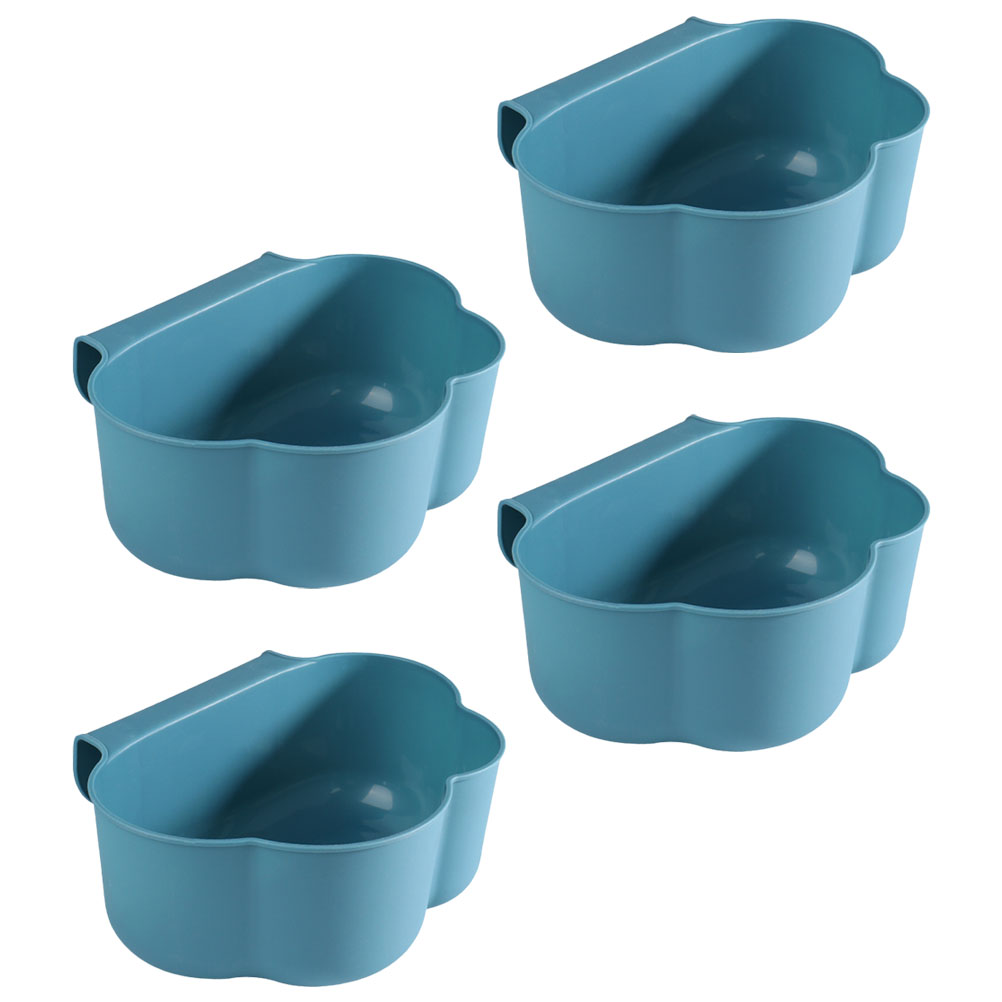 4pcs Hanging Kitchen Waste Bin Mini Garbage Container Small Garbage Bins: Default Title