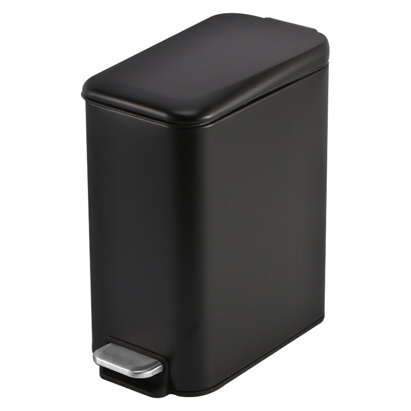 Nieuw 5L Rechthoekige Kleine Roestvrij Staal Stap Prullenbak Prullenbak Vuilnis Container Bin Voor Badkamer XSD88