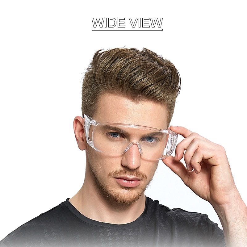 Safety Glasses Anti-Splash Impact-Resistant PC Lens Work Safety Goggles For Lab DIY Kids/Adult Eyes Protection