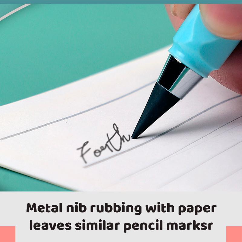 Office Everlasting Pencil Reusable Unlimited Writing Eternal Inkless Pen Painting Replaceable Nib Head No Sharpening Student