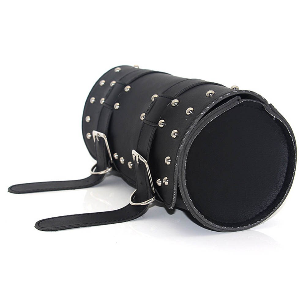 Motocross Storage Bag Motorcycle Fork Tool Bags Motorbike Travel Luggage Bag PU Leather Saddle Bags