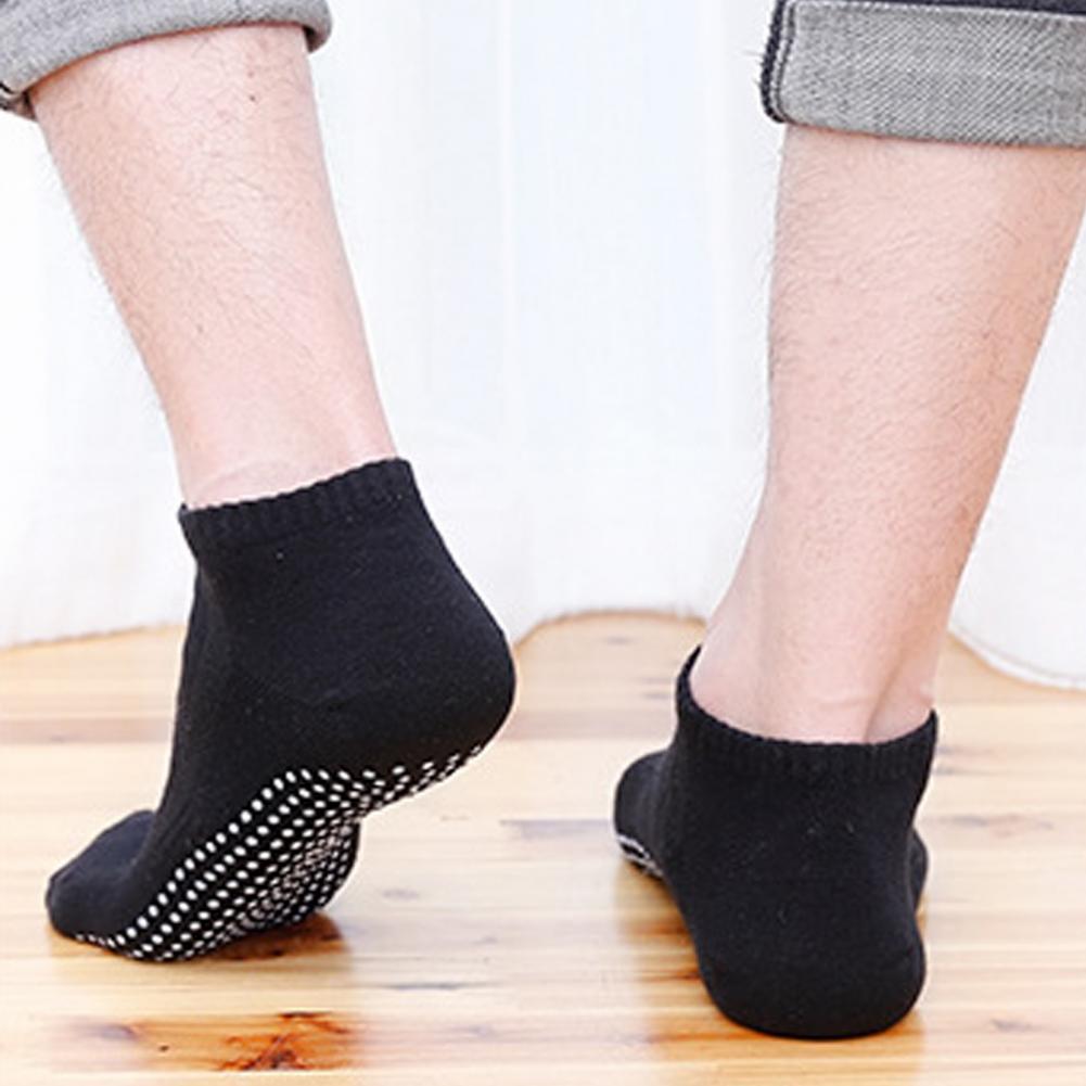 1 Pair Yoga Socks Breathable Sweat Absorption Cotton Anti-slip Unisex Socks for Yoga Sweat Absorption Yoga Socks Non-skid Socks