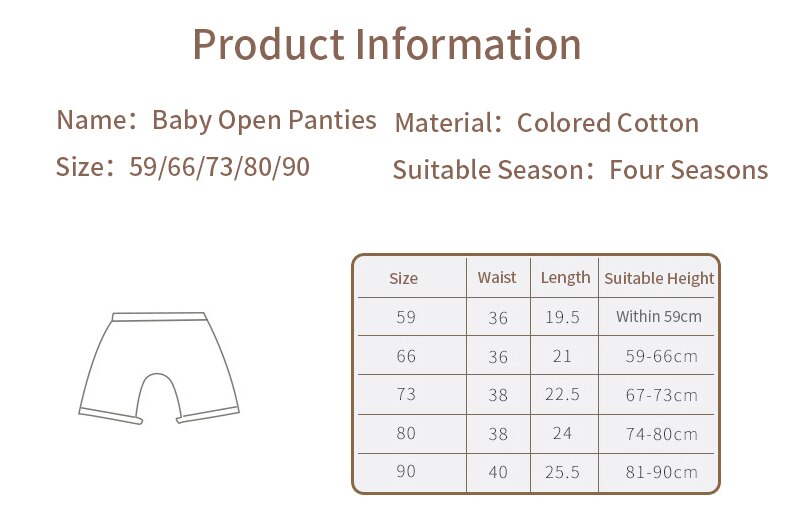 Pasgeboren Baby Broek Met Open Kruis Gekleurde Katoen Lente Zomer Broek Jongens Kinderen Leggings Meisjes Peuter Kleding 0-24M