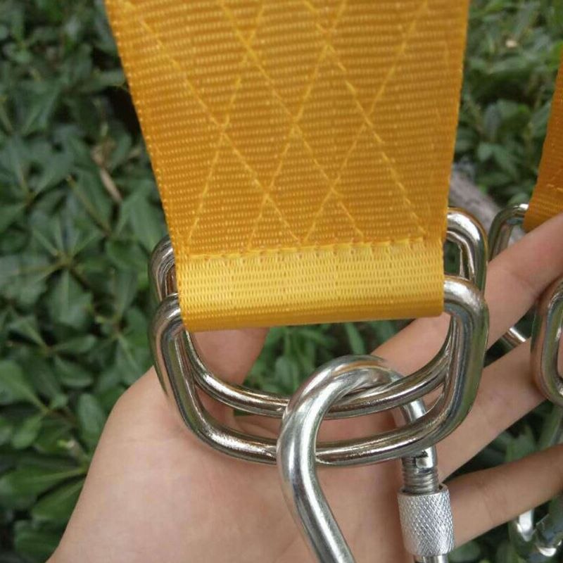 Swing attachment, suspension set hammock hammock chair Swing Hanging belt kit for attachment seat Hinged seat with 2 carabiner