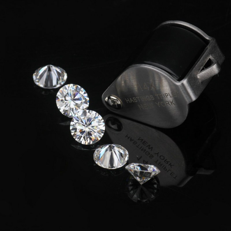 Moissanite Diamant Voor Ring Steen 1 Ct Losse Edelstenen D Kleur VVS1 Sieraden Losse Edelstenen Cut Pass Moissanit Diamond Tester