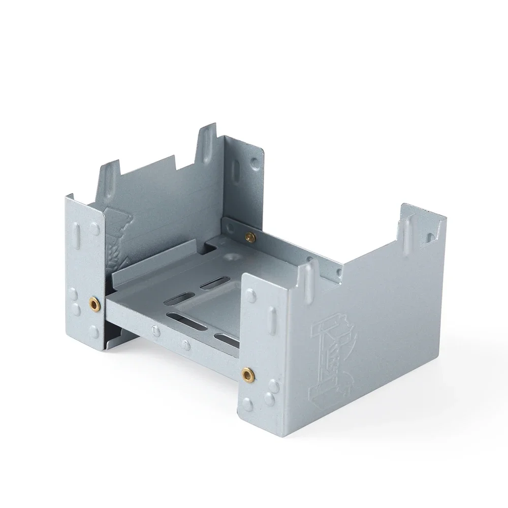 10*8cm Outdoor Alcohol Stove Mini Foldable Solid Fuel Wax Stove Portable Camping Alcohol Burner Lightweight Picnic Alcohol Stove