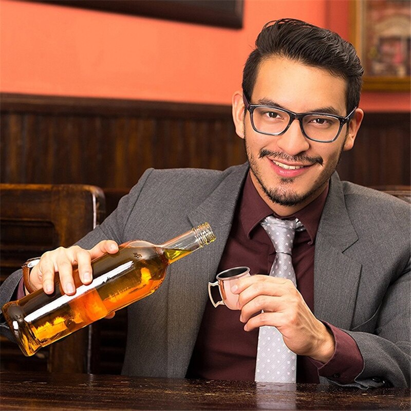 60ml Measuring Cup Tools Bar Measure Cocktail Jigger Copper Plated Bar Tools Bar Accessories Barware