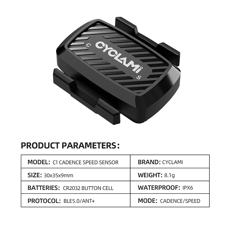 CYCLAMI Fiets snelheidsmeter Fiets Cadans Snelheid Dubbele Sensor BT ANT+ Racefiets MTB Voor Garmin XOSS G2+ G2 Plus IGPSPORT BSC100S