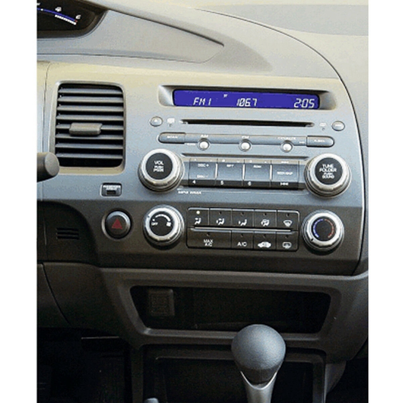 La Radio del coche de la Fascia Trim Kit 2 Din Panel de salpicadero DVD marco Kit de instalación para Honda Civic 2006, 2007, , , ,
