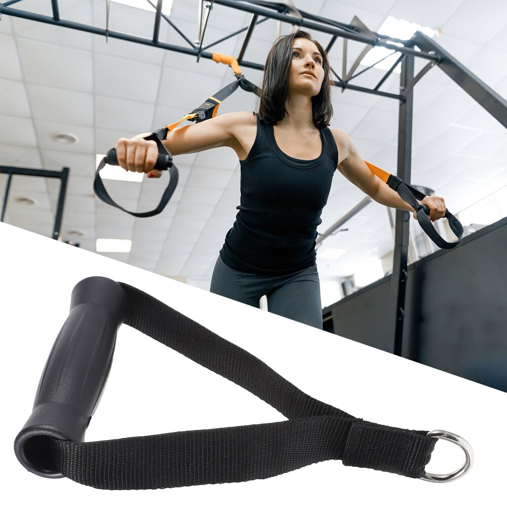 2Pcs Fitness Diy Katrol Kabel Trainning Fitness Apparatuur Hand Biceps Handvat
