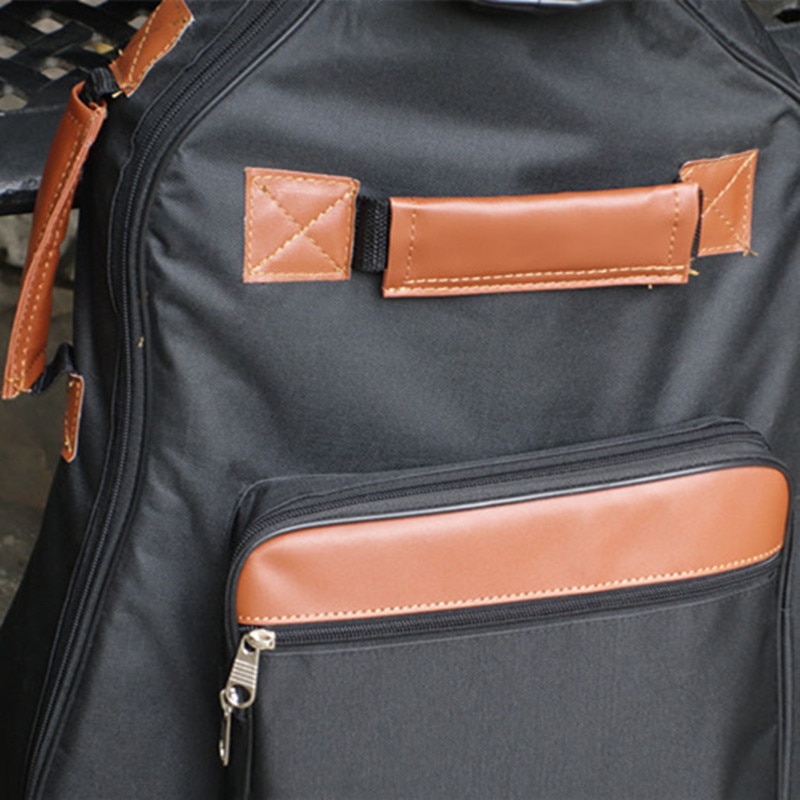 Portable music 40 41"acoustic electric bass guitar gig bag case funda PU backpack soft holder pocket straps padded waterproof