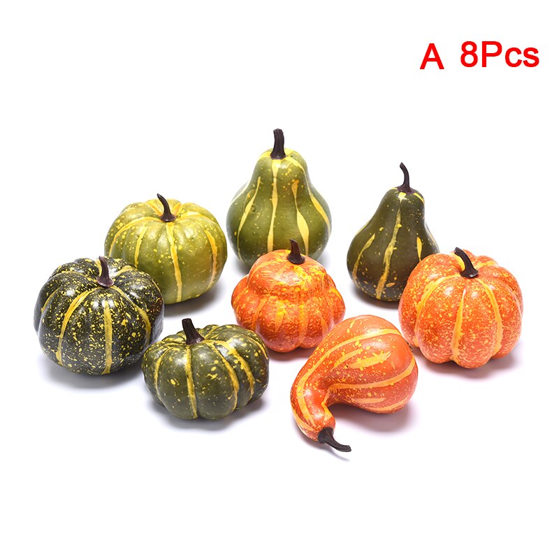 Halloween kunstige græskar ahorn fyr kegle taksigelse dag hjem fest dekoration diy håndværk hjem fødselsdagsfest bryllup dekoration: -en