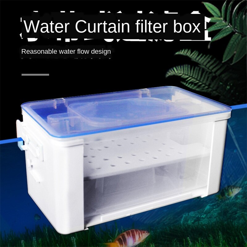 Top filter suction sewage and excrement pumping circulating pump small fish tank hanging wall water purifier water curtain pump