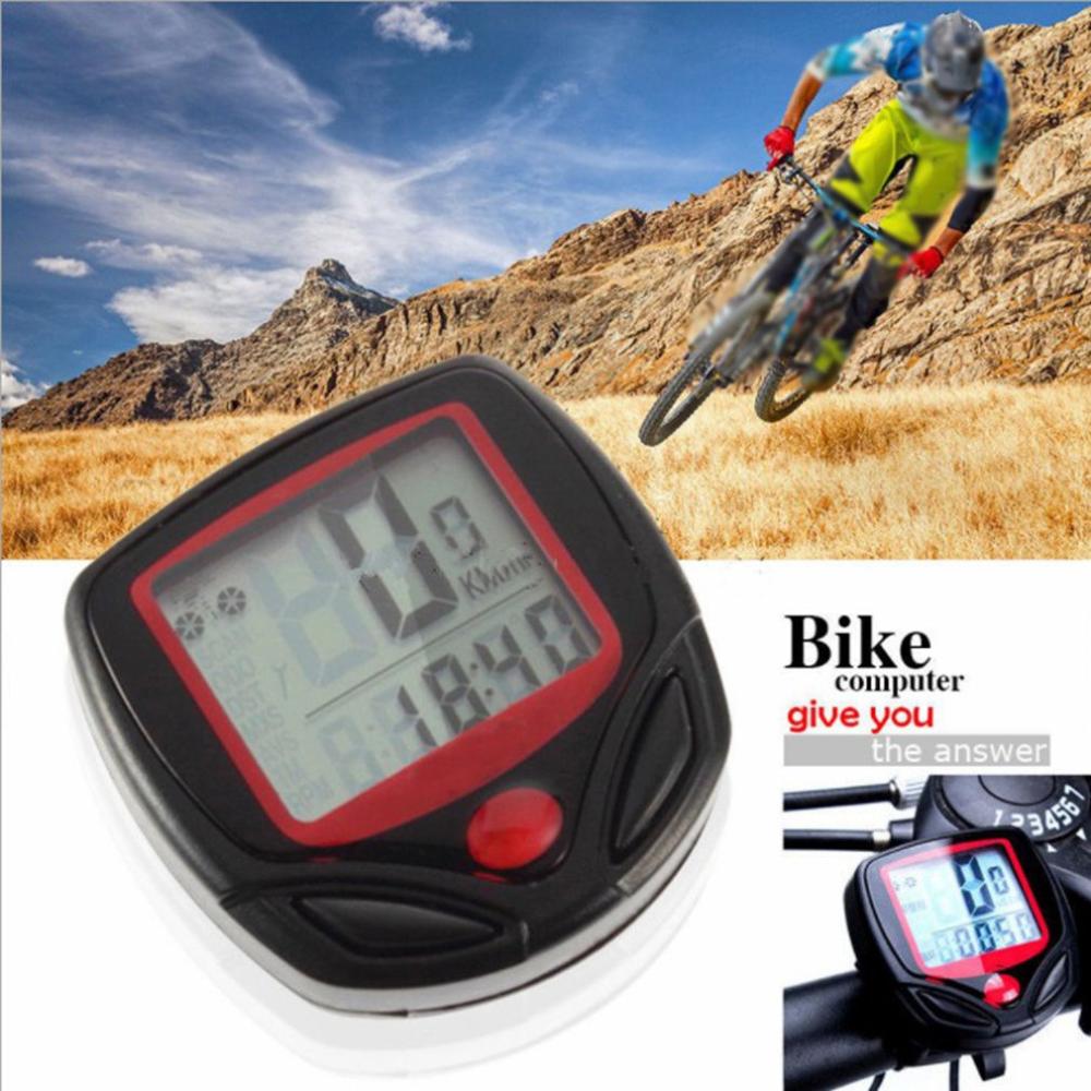 Fiets Computer Met Lcd Digitale Display Waterdicht Fiets Snelheidsmeter Fietsen Stopwatch Rijden Accessoires Tool