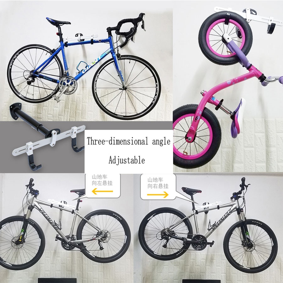 Bicycle Wall Support For Hanging Bike Holder Bracket Bike Stand Bicycle Stand I Use Space Saving Tool Bicycle Accessories Black