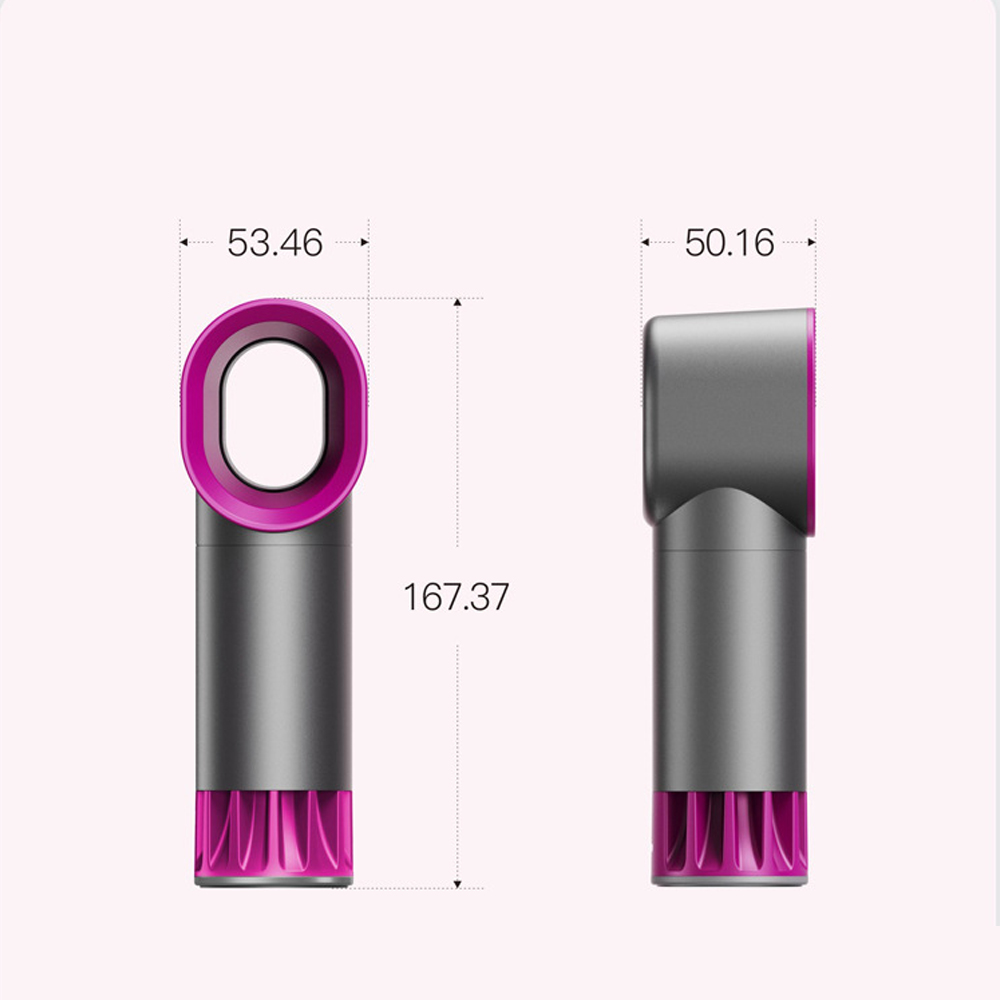 Mini fläkt fläkt handhållen bladlös fläkt luftkylare usb laddningsbar med led ljus display bärbar kylfläkt för utomhusbruk
