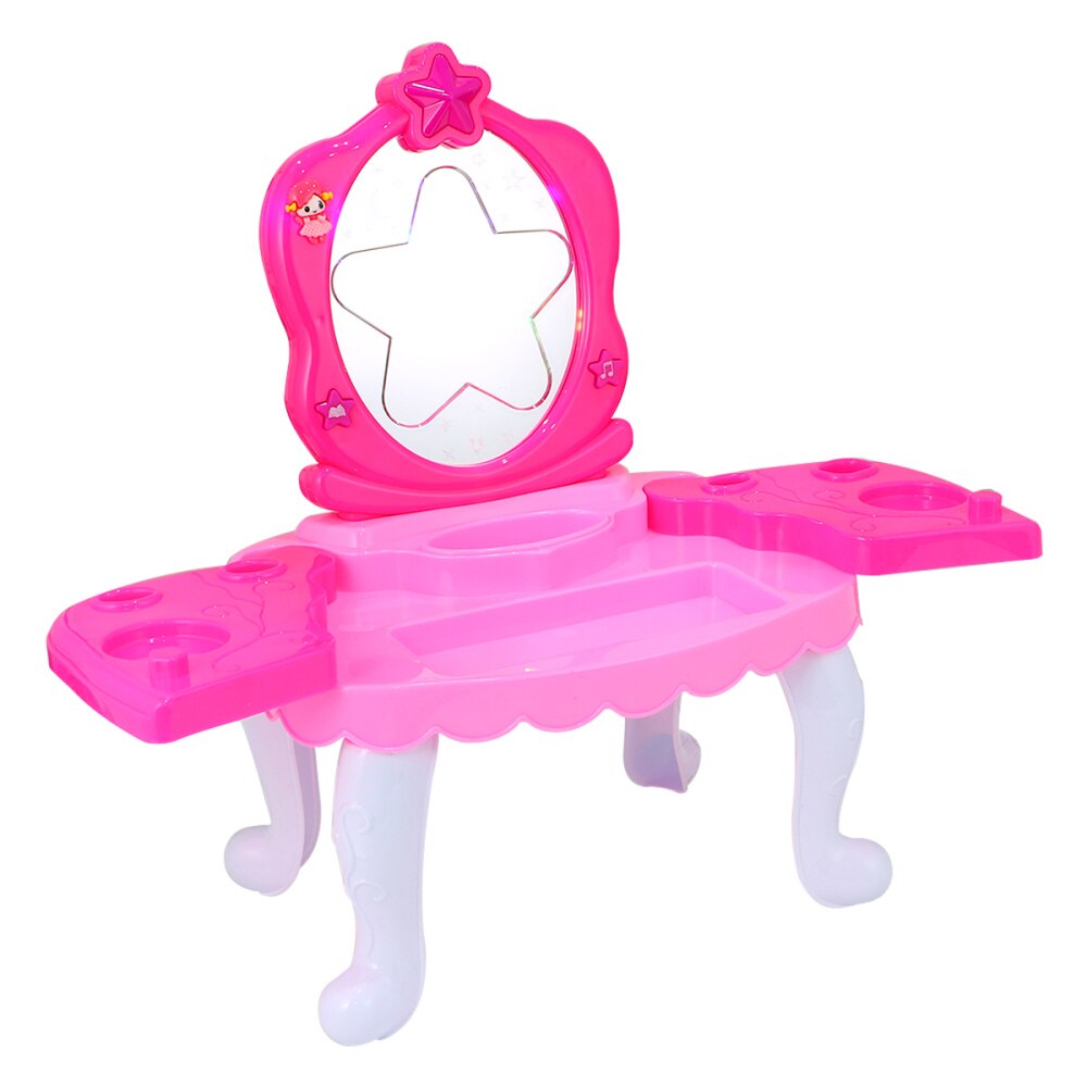 24 stuks grappige simulatie kaptafel met licht voor meisjes thuis