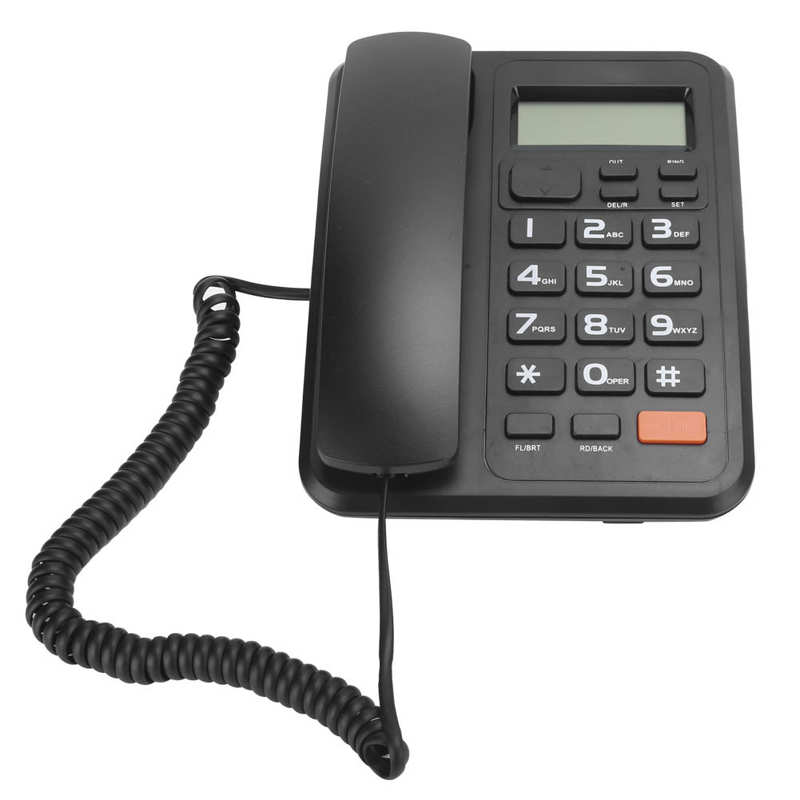 KX-T2022CID Vaste Telefoon Thuis Bedrade Vaste Business Kantoor Snoer Desk Telefoon Zwart Telefono Fijo