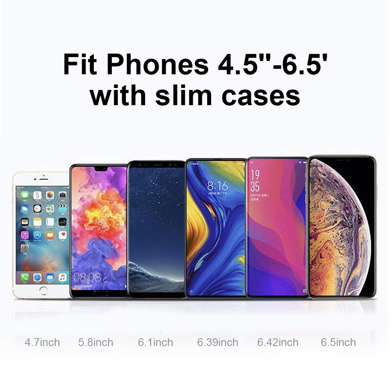 Universal Gravity Car phone Holder Car Air Vent Mount Car Stand For iphone 7 8 X For Samsung S8 S9 S10 Mobile Phone Holder
