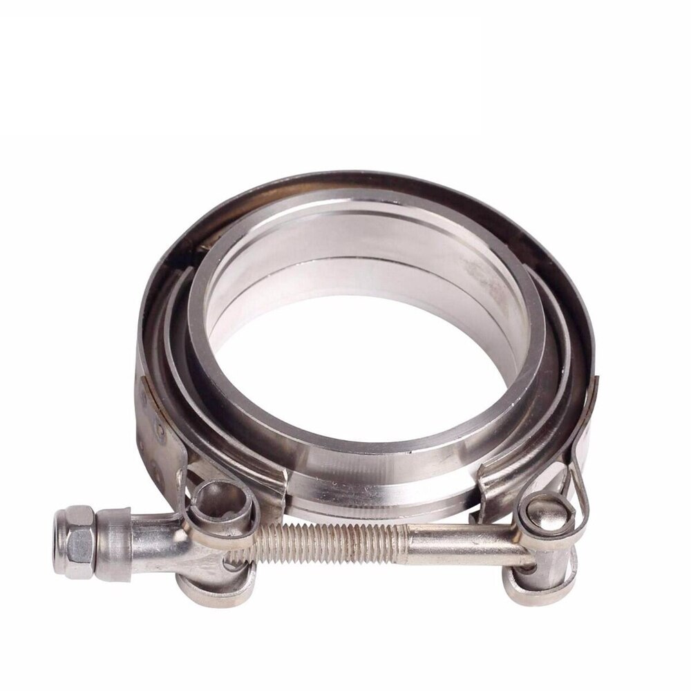 Universal 3" Inch 304 Stainless Steel V-Band Turbo Downpipe Exhaust Clamp Vband 76mm 2 / 2.5 / 3.5 / 4 Inch Auto Accessories