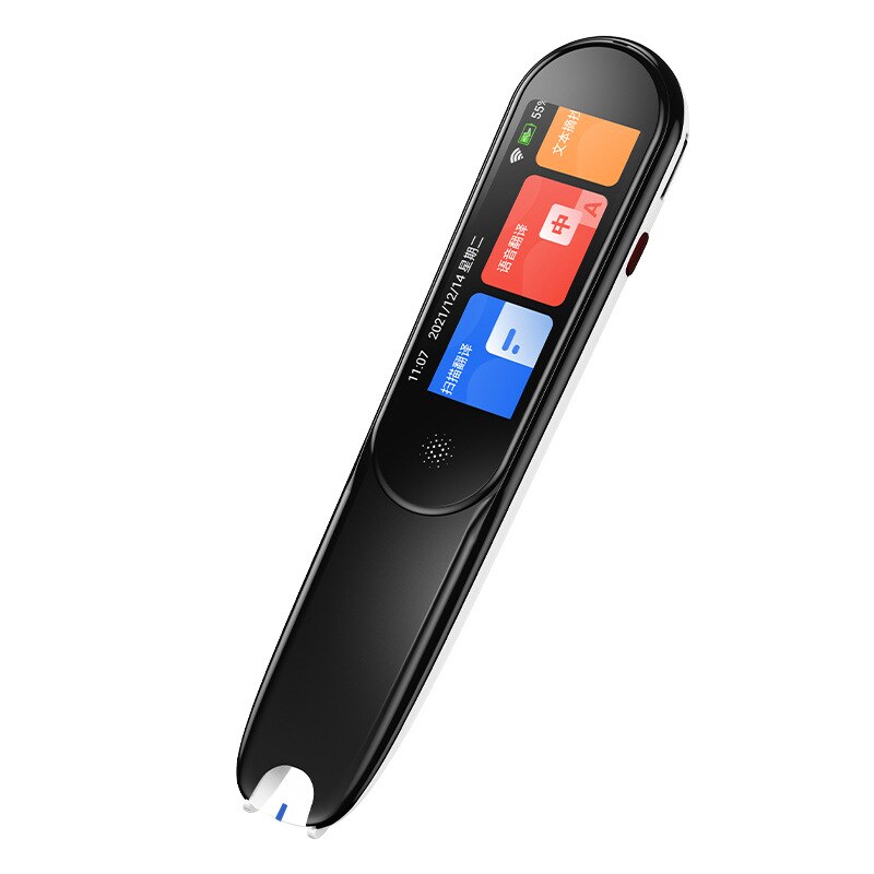 Slimme Scanning Vertaling Pen Chinees-Engels-Japanse Koreaanse Offline Student Business Travell Punt Lezen Pen Woordenboek pen: Black