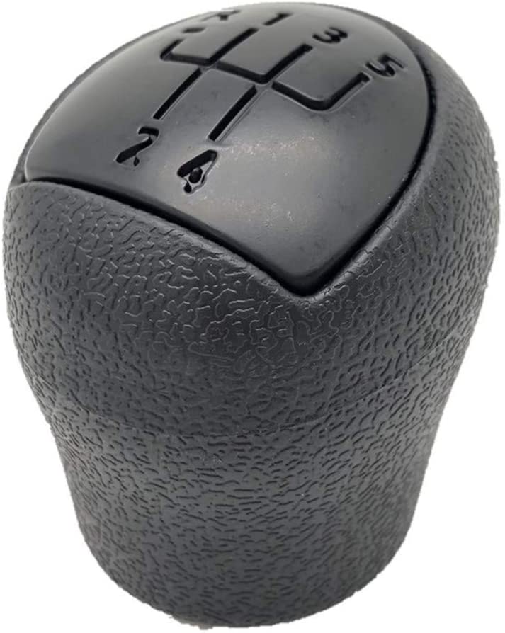 Car 5 Speed Gear Lever Stick Shift Knob Durable Rubber Gear Shifter Knob Head Black For Renault Clio Kangoo 2006 2007