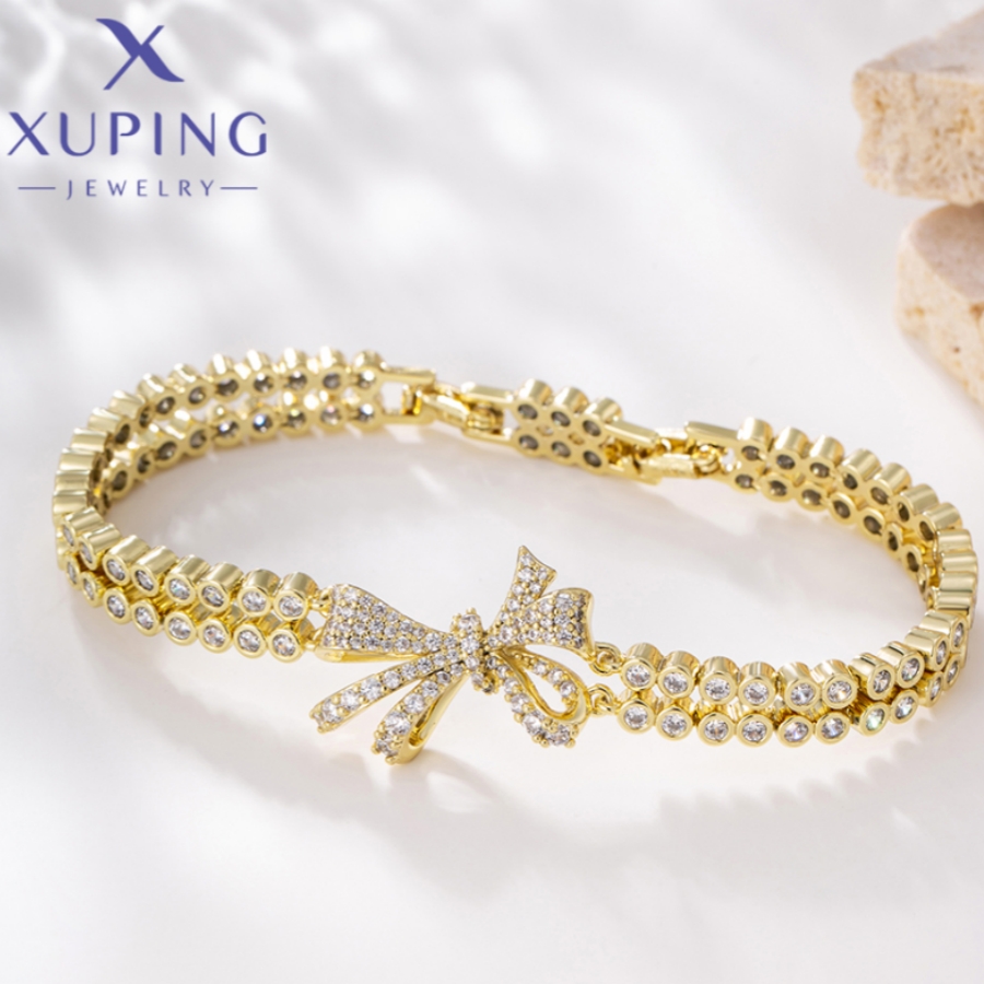 Xuping bijoux à la exquis populaire femmes Bracelets couleur or clair anniversaire noël filles X 000859624