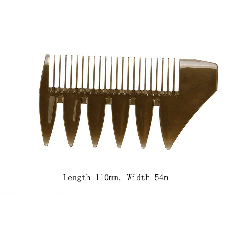 Wide Tooth Hair Comb Beauty Salon Hairdressing Brush for Men Women Double Sided Hairbrush Back Comb Fork Comb Hair Styling Tool