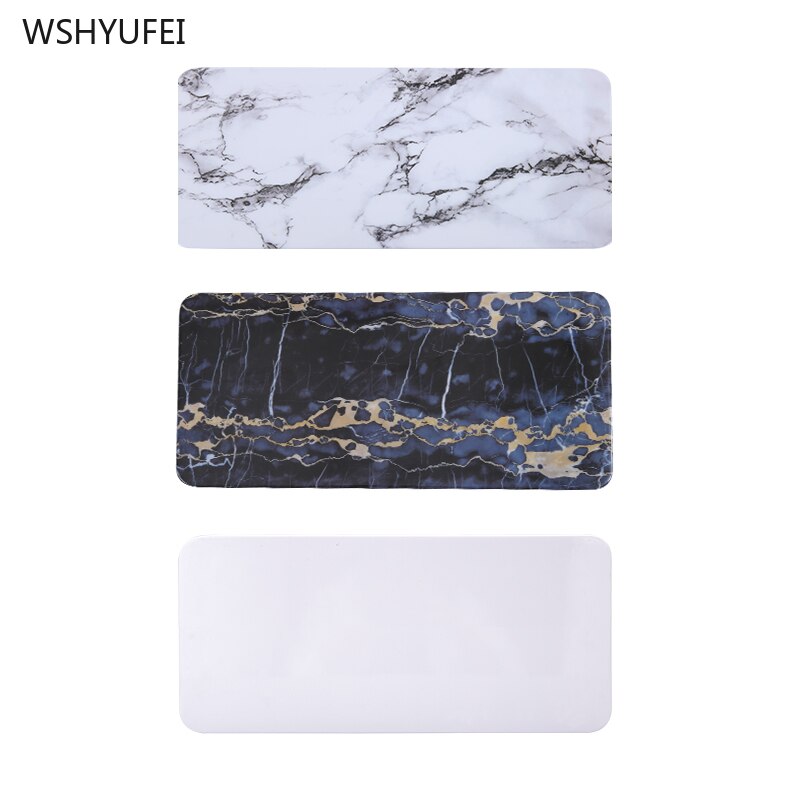 Marble Flat Plate Rectangular Sushi Spaghetti Steak Salad Container Pot Restaurant Japanese Cuisine Barbecue Kitchen