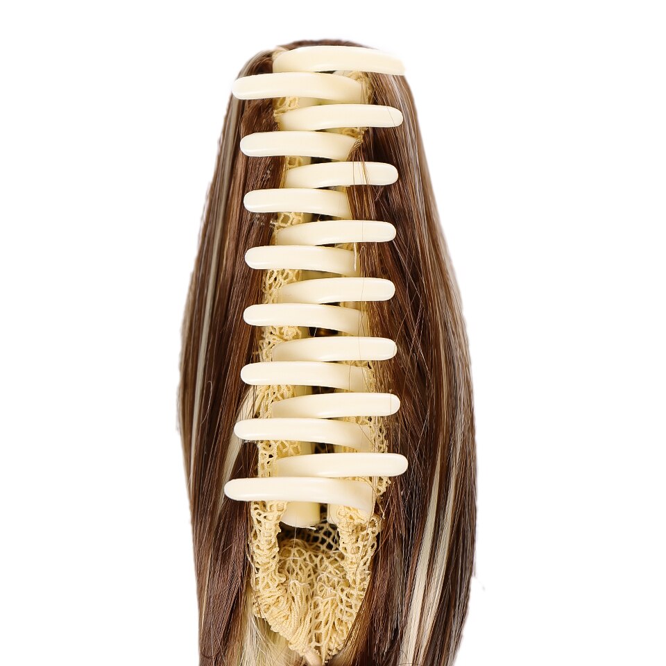 Lvhan kemisk fiber højtemperaturbestandigt hår syntetiske hestehalepoteclips til kvinder i hårforlængelsen bølget krøllet stil