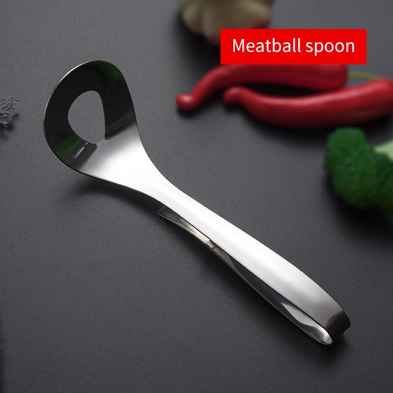 Meatball Maker Spoon Stainless Steel Non-Stick Meatball Maker Cooking Tools Kitchen Gadgets And Accessories: meatball maker