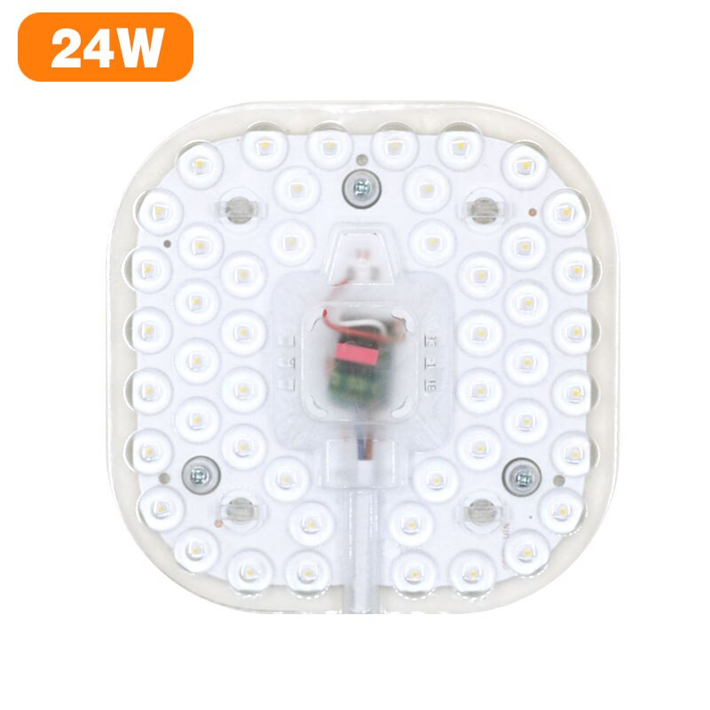 Decke Lampen Led-modul Licht AC220V 230V 240V 12W 18W 24W Ersetzen Decke Licht Beleuchtung quelle Bequeme Installation: 24W Diameter145mm