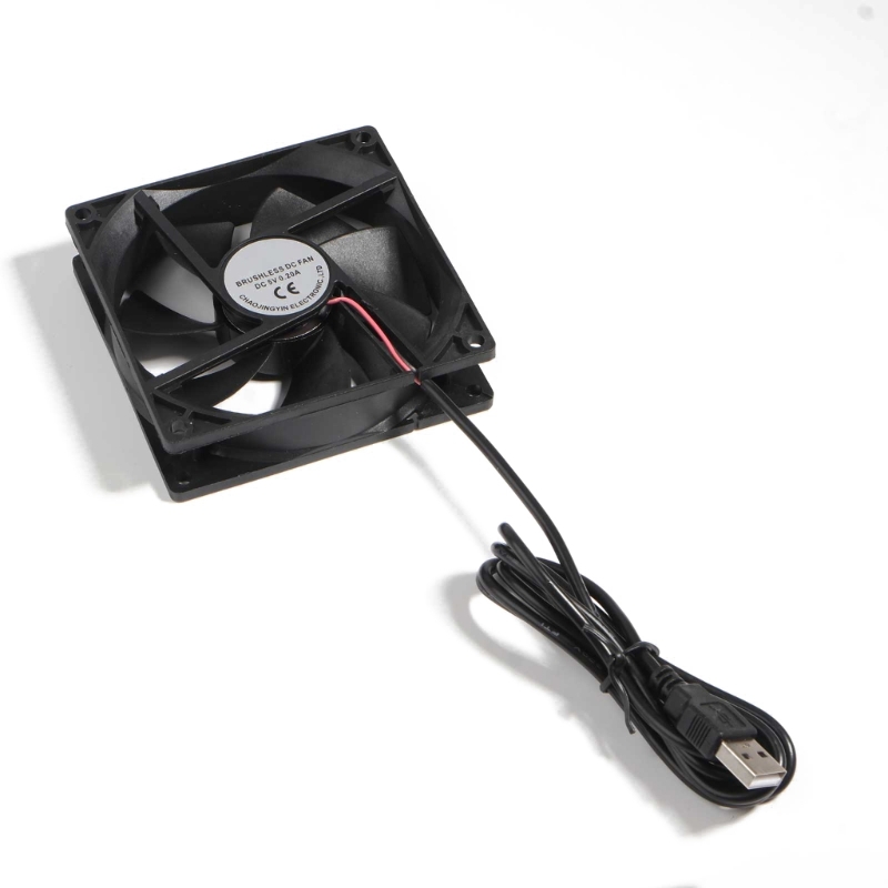 1Pack 90mm USB Fan 5V Brushless Cooling Fans for PC Computer Case Cooler for Raspberry Radiator Ventilation