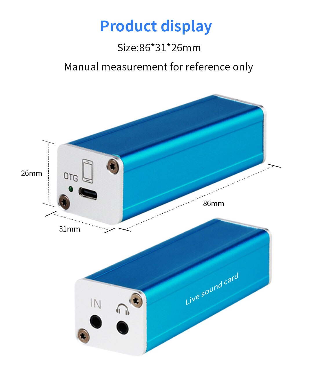 APC DA22D Mobile et ordinateur stéréo numérique interface audio TypeC Android Apple audio Numérique audio interface