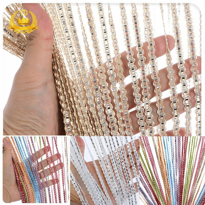 Door and Window Panel Fly Screen Fringe Room Screen Tassel Home Decoration