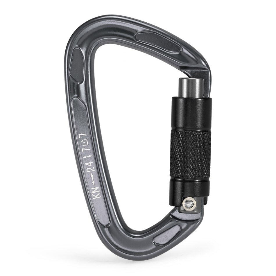Lixada 25kn karabinhage klatring heavy duty carabineros camping bjergbestigning klatreudstyr rappelling canyon mosketon: 09